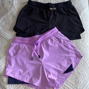 All in Motion athletic shorts - set of 2, girls, size Large (10/12)